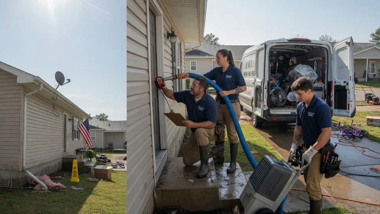 Ceiling Water Damage Restoration in Greenup, KY near me